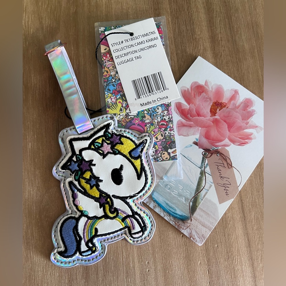 Tokidoki- StarFairy Luggage Tag from the Camo Kawaii Collection